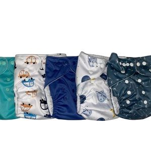 Cloth Diaper- One Size Fits All [boys] - 6lbs-33lbs